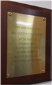 Plaque Gertrude Casler Mann